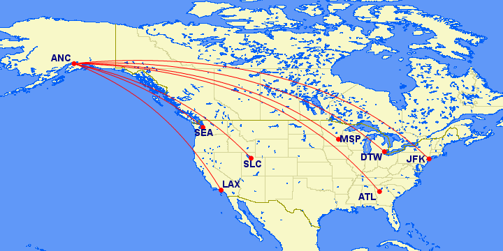 Delta Alaska Flights