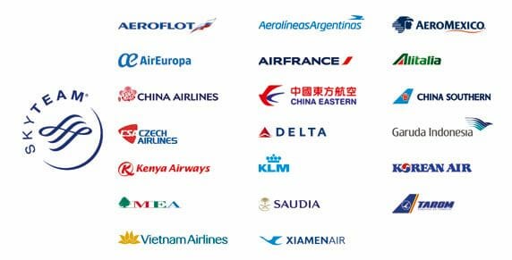 SKYTEAM ALLIANCE MEMBERS