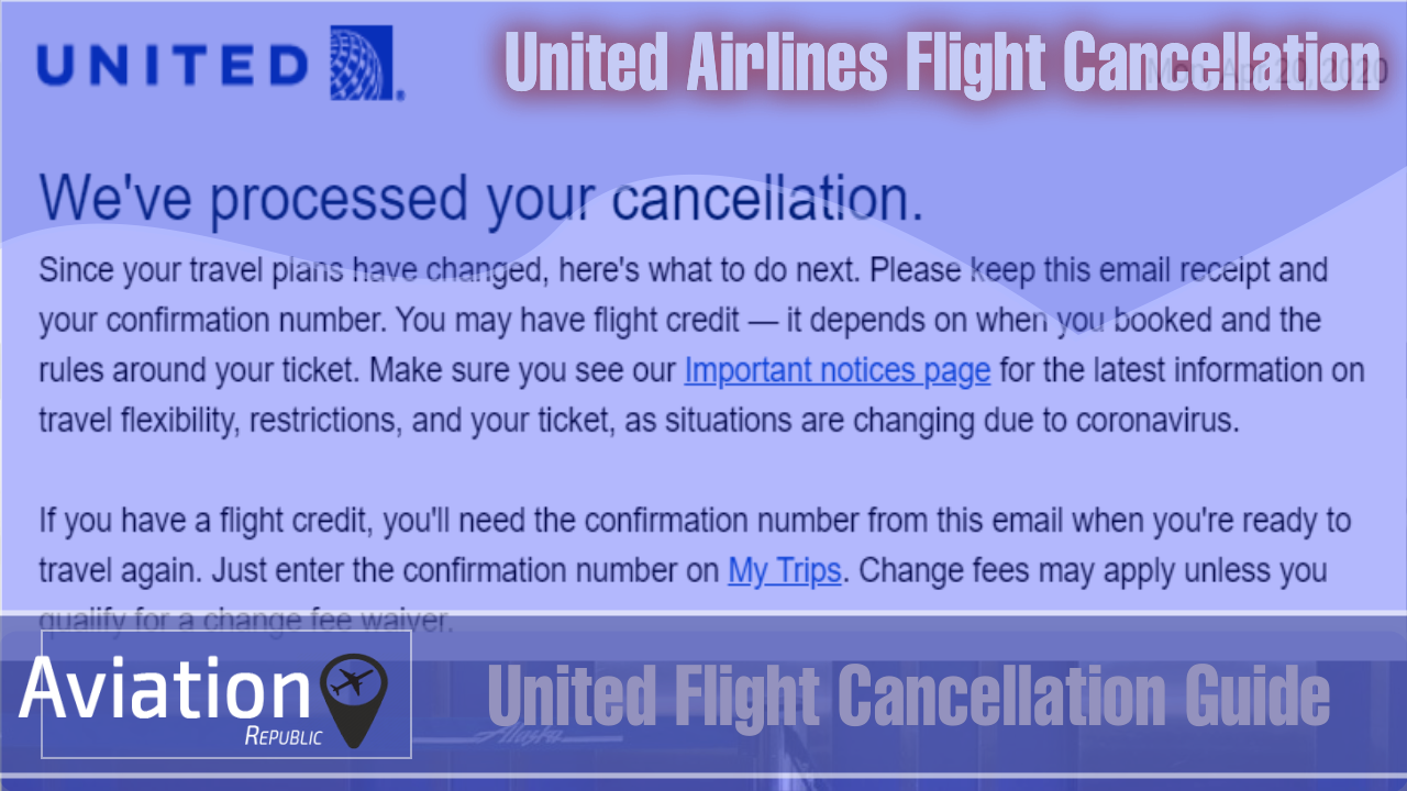 United Airlines Flight Cancellation