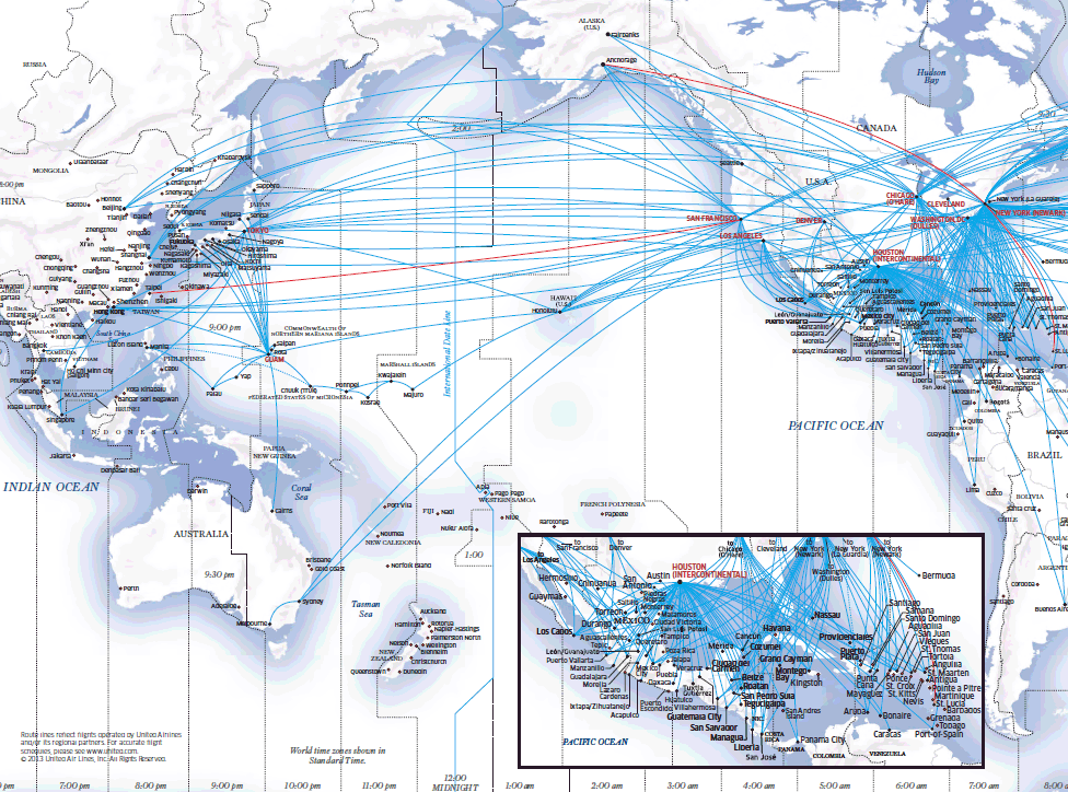 United Airlines asia pacific