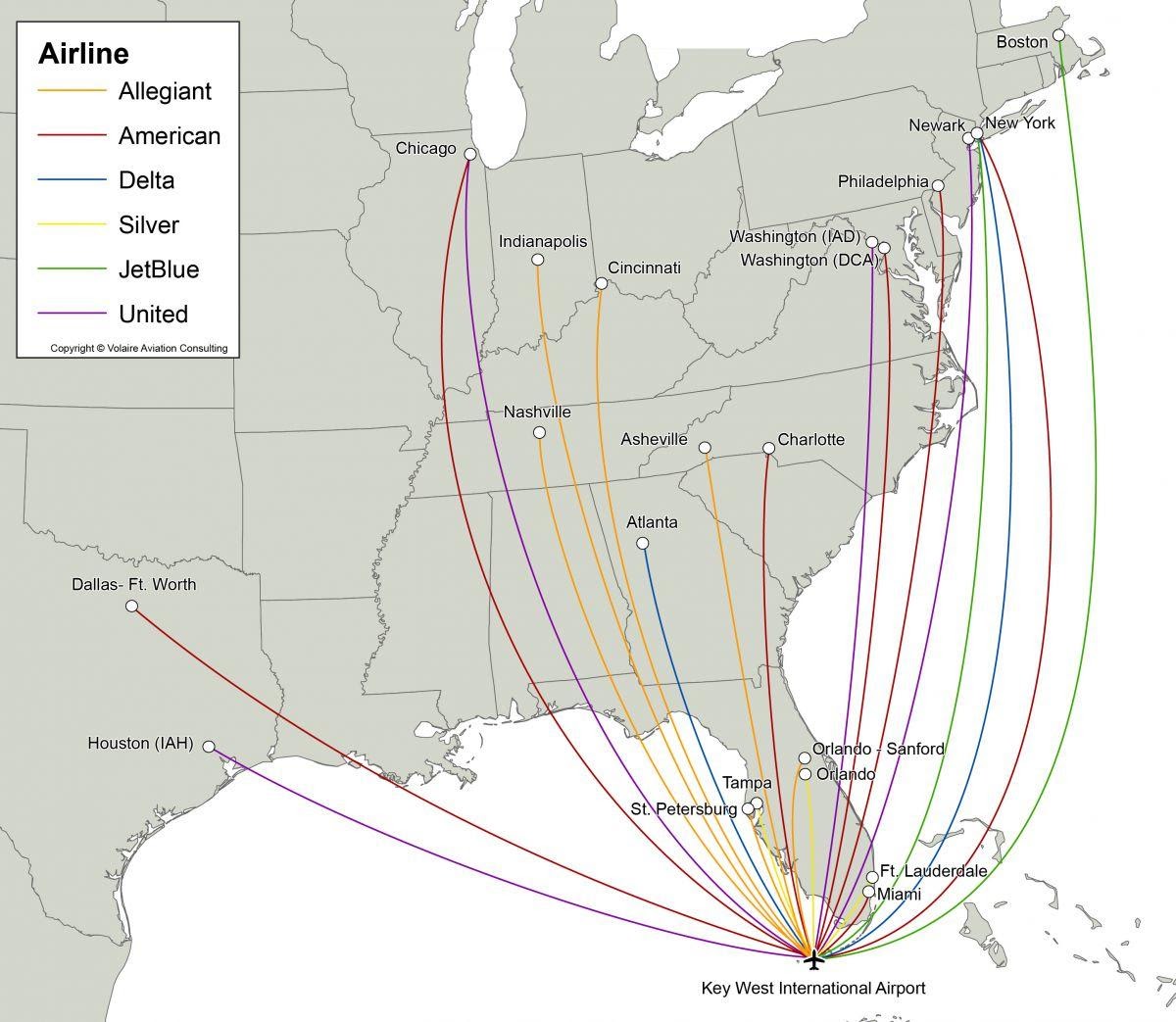 What Airlines Fly to Key West 1