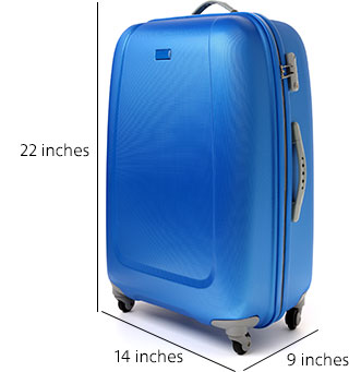 carry on baggage sizer