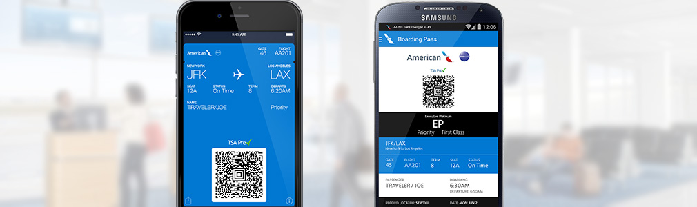 mobile boarding pass banner