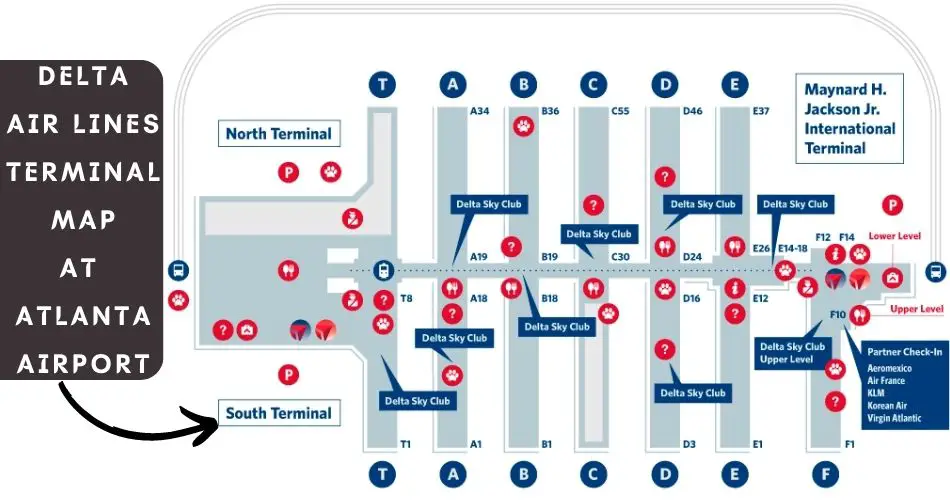 what terminal is delta at atlanta airport map aviatechchannel