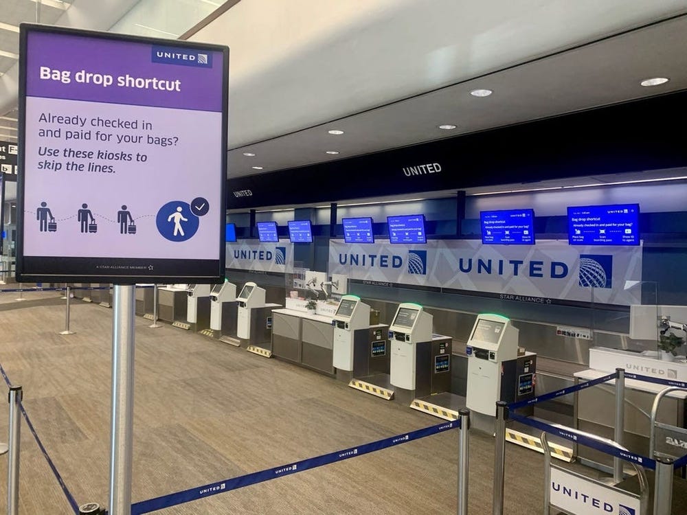 Does United Airlines Have Curbside Check in?